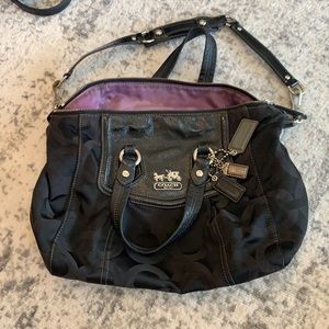 Coach vintage retro black purse